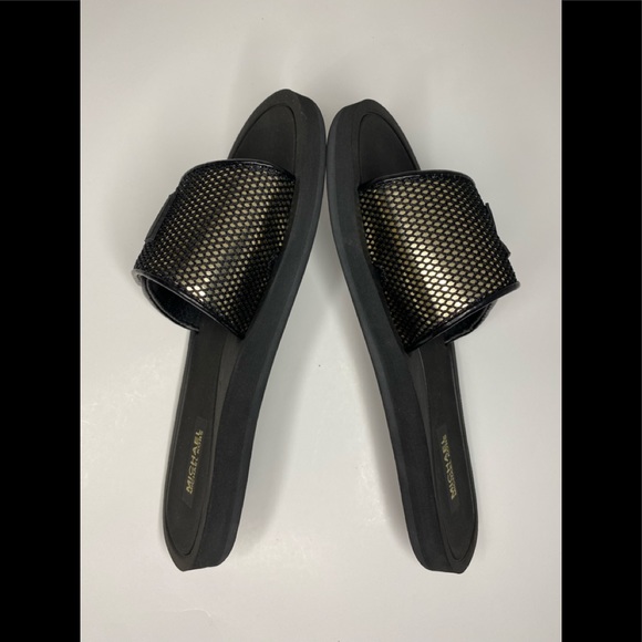 Michael Kors Palmer Slide Net Mesh Sandals Slipper - Picture 5 of 10